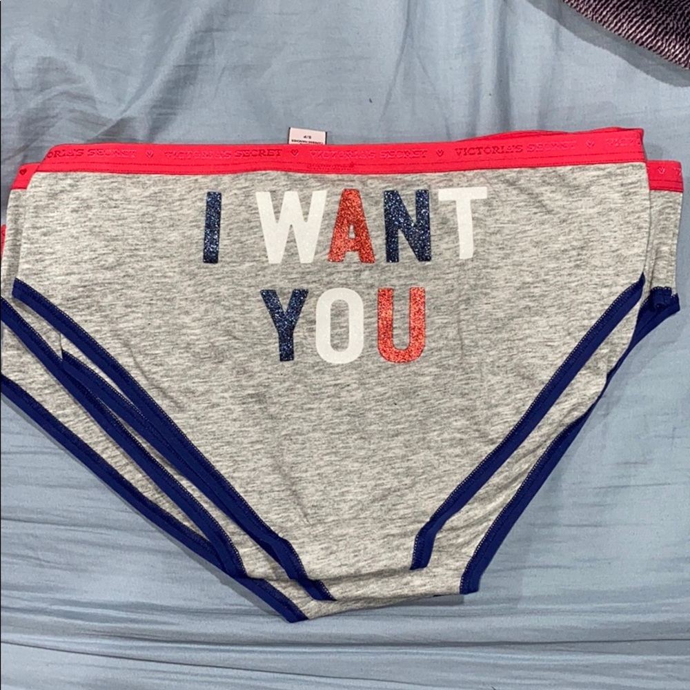 Victoria’s Secret I WANT YOU Patriotic Panty HipHu